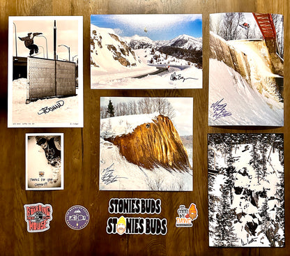 E-Stone Photo Print Pack- 5 Signed Prints, 5 Stonie's Buds stickers and 1 E-Stone Thank you print!