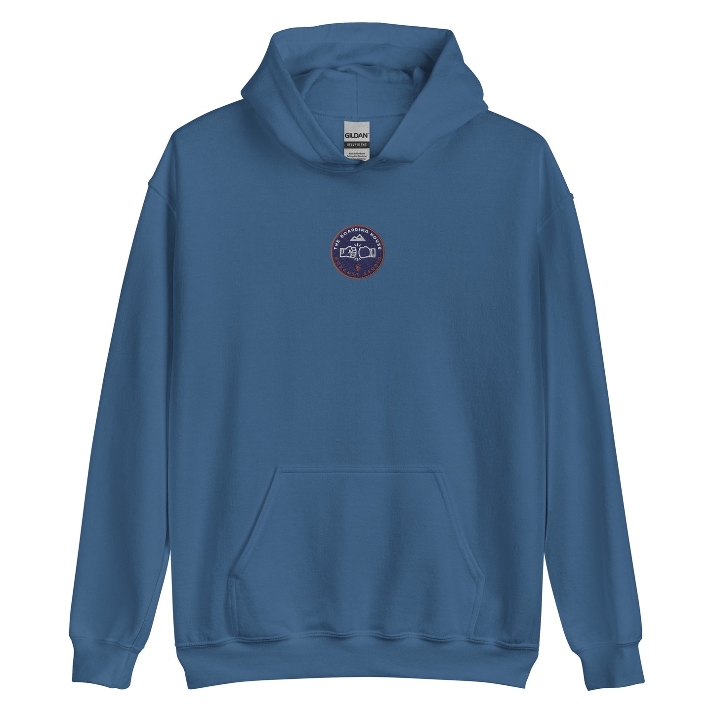 Boarding House Icon Logo Embroidered Hoodie